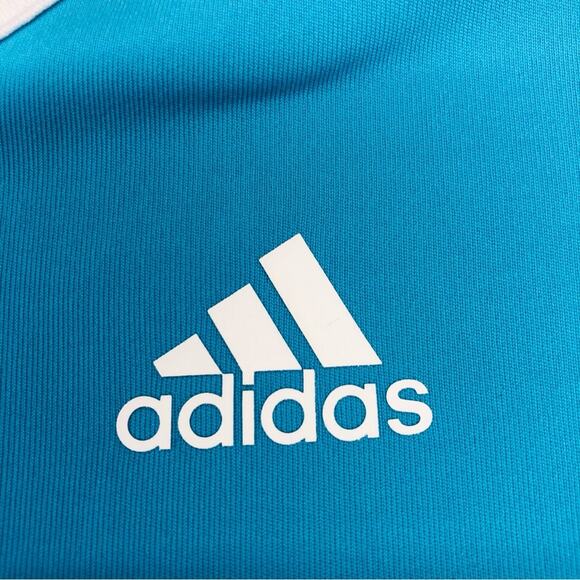 Adidas Blue White Climalite Tennis Skirt and Top Set Cool and Dry Activewear - Picture 13 of 16